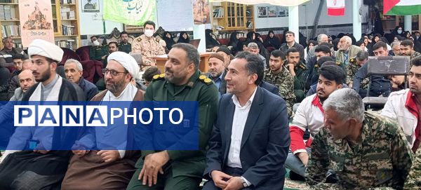 جلوه‌هایی از اقتدار بسیجیان در مسجد صاحب الزمان آشخانه 