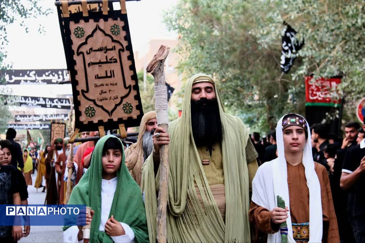 مراسم کاروان روز هشتم هیات حسینی نوش آباد