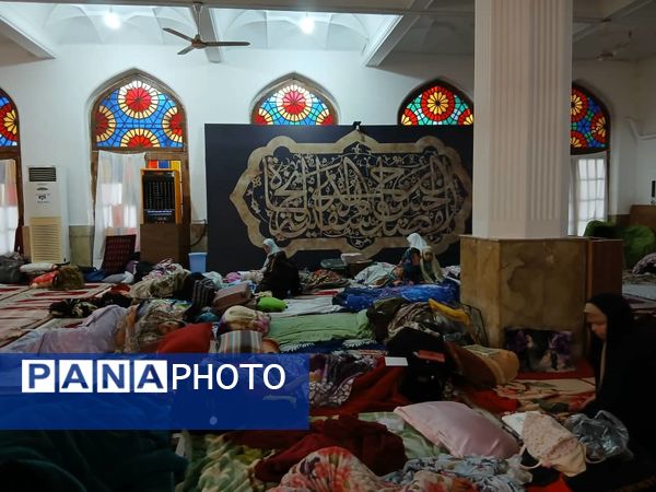 برگزاری آیین اعتکاف در مصلی رشت