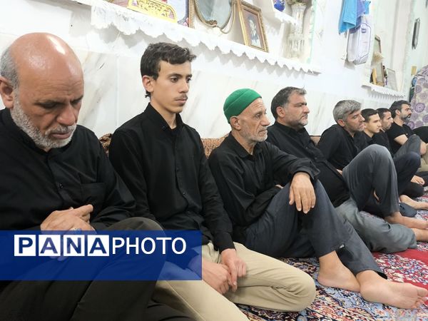 مراسم عزاداری و روضه خوانی عاشورا در شهر حسن آباد جرقویه