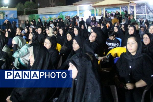 روایت غیرت، وفاداری و ایثار در شب سوم تعزیه‌خوانی مدرسه الغدیر قیامدشت