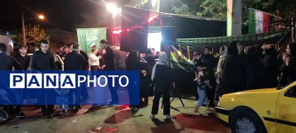 خیابان‌های پلدختر در شب‌های محرم، میزبان عزاداری عاشقان حسینی