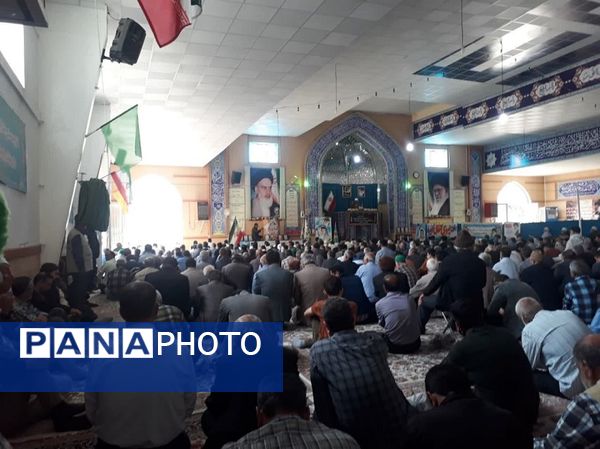 حضور پرشور مردم ولایتمدار شهرستان شیروان در نماز جمعه 