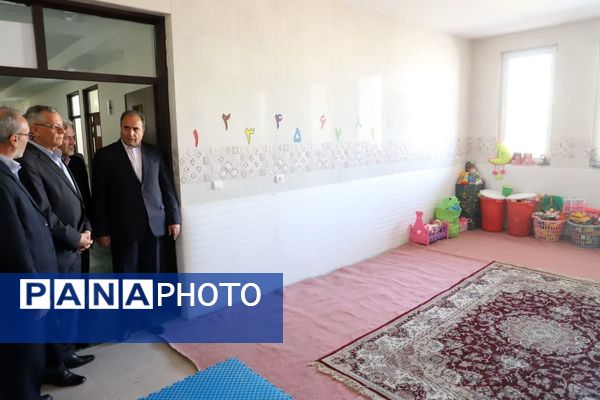 افتتاح اتاق ورزش مدرسه هوشمند استثنایی شهید رضی شهر جدید سهند