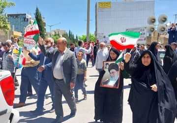 مردم شهرستان ایلام در راهپیمائی جمعه‌های خشم شرکت کردند 