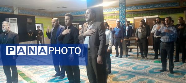 مراسم عزاداری سید الشهدا در اداره‌کل آموزش و پرورش‌البرز