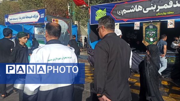 بازدید ایمنی از موکب‌های اربعین ۱۴۰۴ توسط کارشناسان مدیریت بحران شهرداری