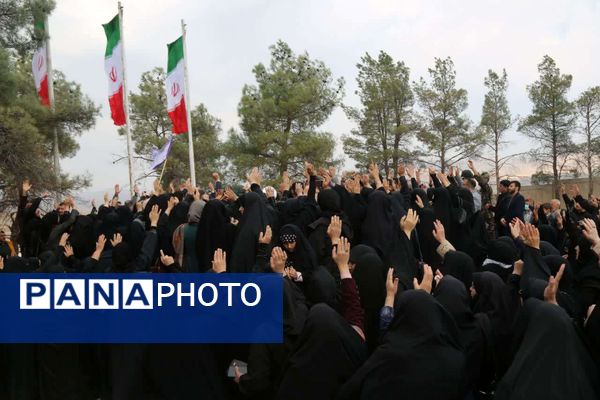 مراسم تشییع و تدوین شهید گمنام در اسلام آبادغرب