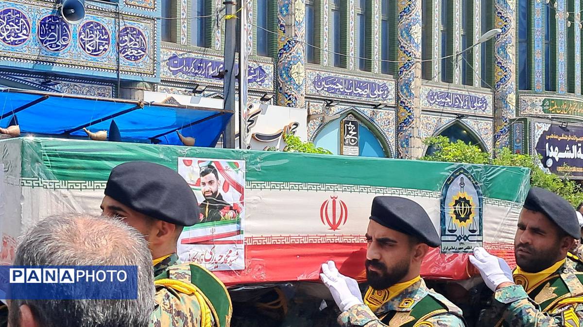 قائمشهر به سوگ شهید محمد حیدری قادیکلایی