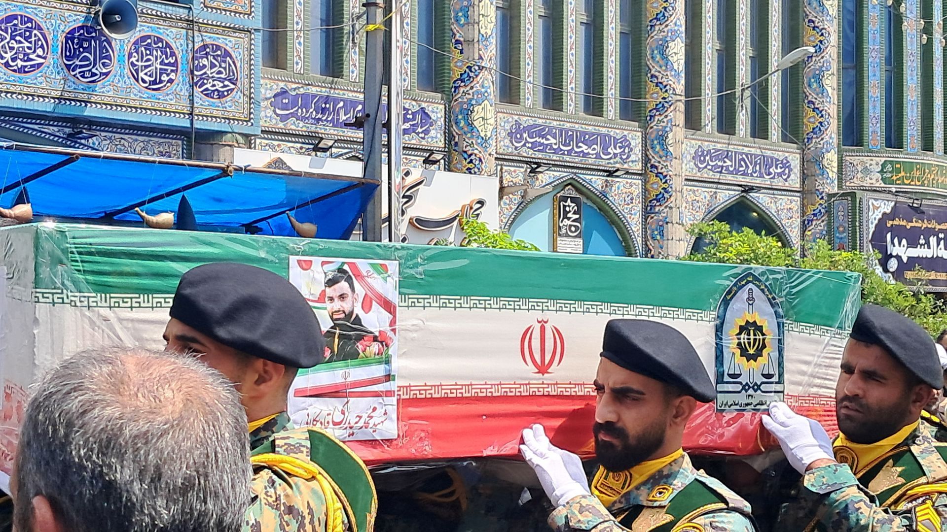 قائمشهر به سوگ شهید محمد حیدری قادیکلایی