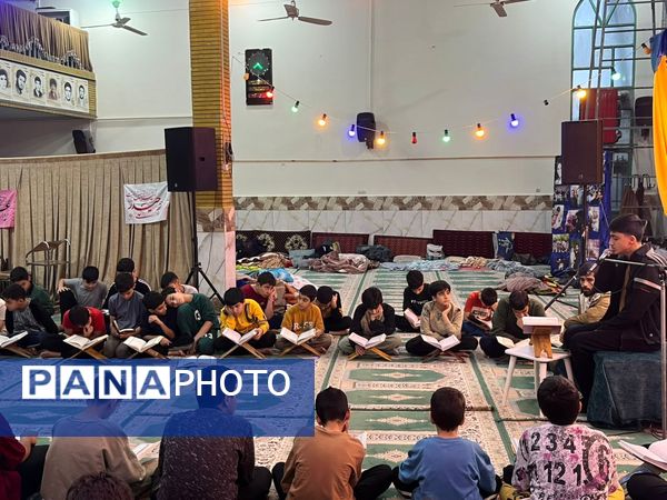 اعتکاف دانش‌آموزی پسران شهرک وحدت فردیس