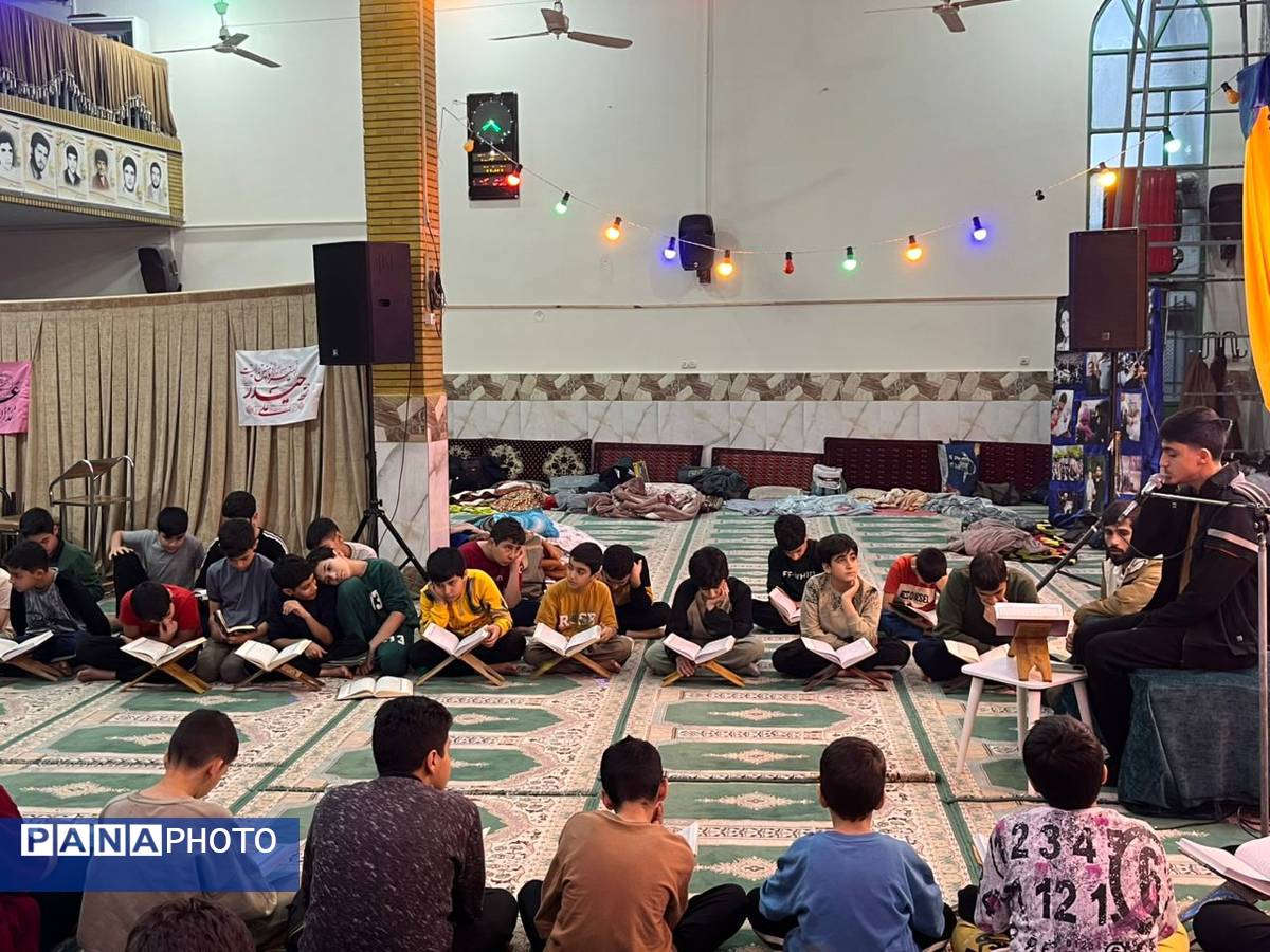 اعتکاف دانش‌آموزی پسران شهرک وحدت فردیس