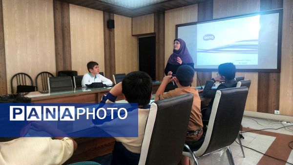 جلسه اول دوره بازیگری صدا در خبرگزاری پانا آذربایجان شرقی