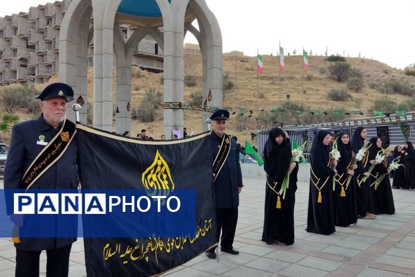 مراسم نمادین اربعین و سوگواری حضرت اباعبدالله الحسین(ع)