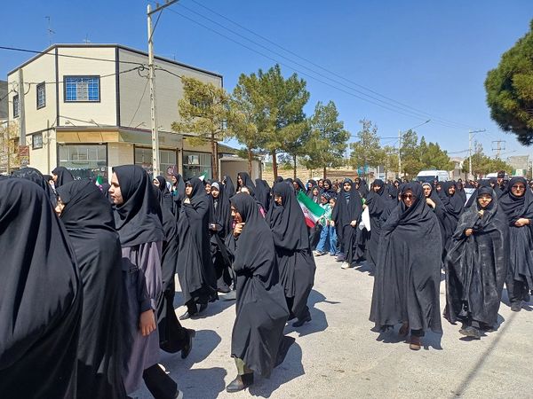 حضور پر شکوه مردم شهرستان جاجرم در راهپیمایی روز جهانی قدس