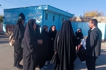 اعزام دانش‌آموزان شهرستان خانمیرزا به اردوی راهیان نور 