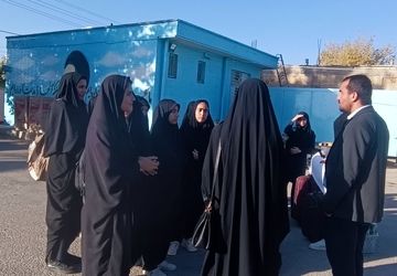 اعزام دانش‌آموزان شهرستان خانمیرزا به اردوی راهیان نور 