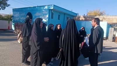 اعزام دانش‌آموزان شهرستان خانمیرزا به اردوی راهیان نور 