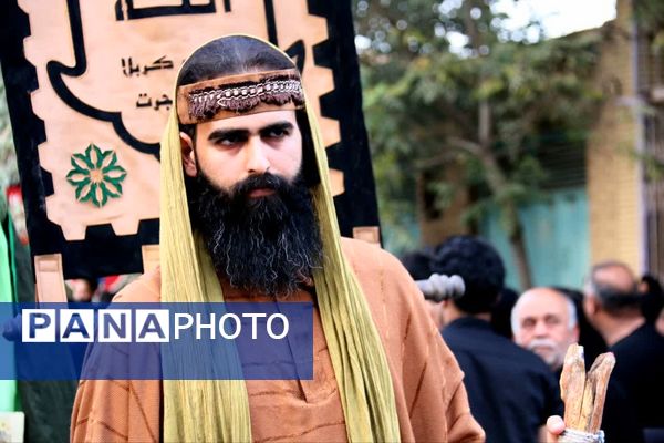 مراسم کاروان روز هشتم هیات حسینی نوش آباد