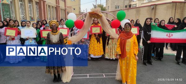 زنگ ورزش در دبیرستان نسیبه با حال و هوای المپیادی