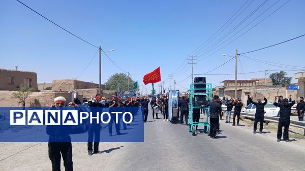 مراسم عزاداری  سرور و سالار شهیدان امام حسین علیه السلام در روستای سلطان آباد نمک