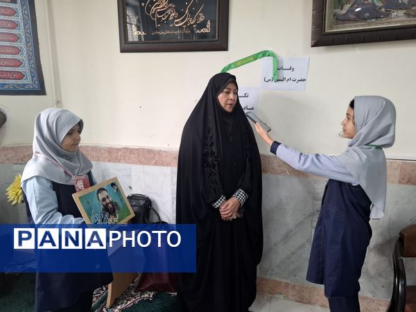 روایتگری زندگی  شهدا از زبان خواهر شهید محرابی دبستان میثاق ناحیه سه