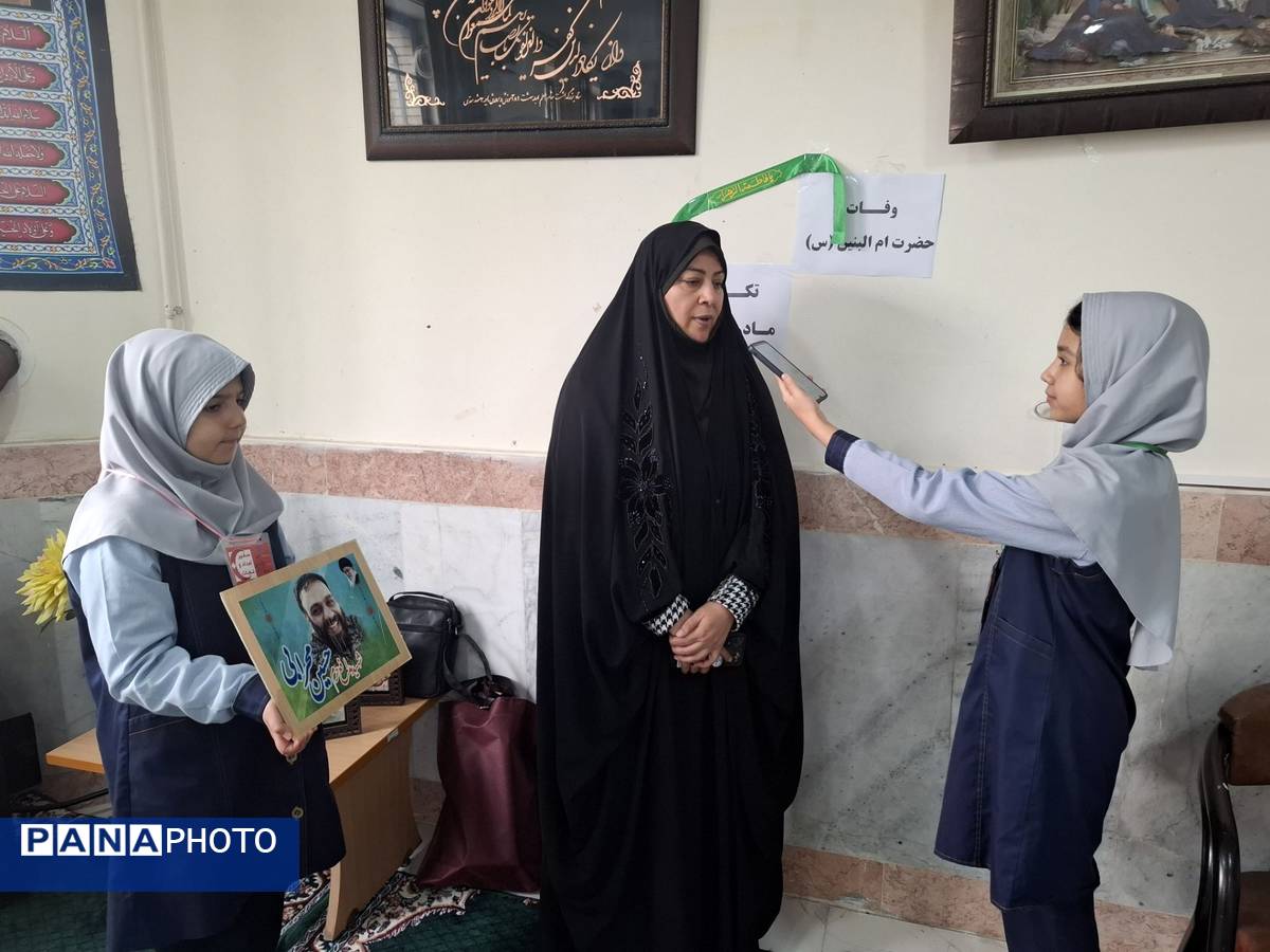 روایتگری زندگی  شهدا از زبان خواهر شهید محرابی دبستان میثاق ناحیه سه