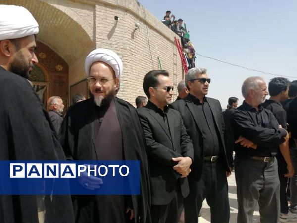 امامزاده سین حسن روستای میرآباد، میزبان مسئولان شهرستان خلیل‌آباد