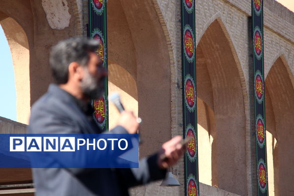 مراسم وداع با ۷ پیکر شهید گمنام هشت سال دفاع مقدس