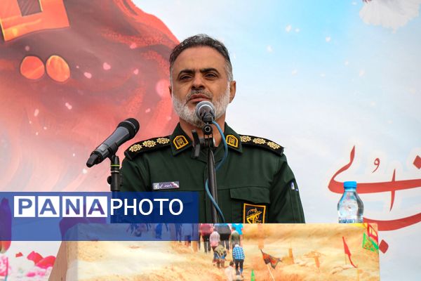 آیین تدفین شهید گمنام در کرمانشاه