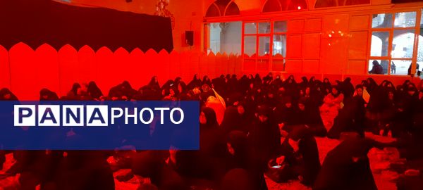 مراسم عزاداری و سینه زنی شب اربعین در هیأت انصار المهدی کاشمر