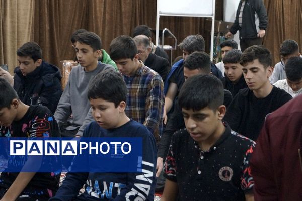 آیین معنوعی اعتکاف در مسجد شهدای ۱۵خرداد قرچک