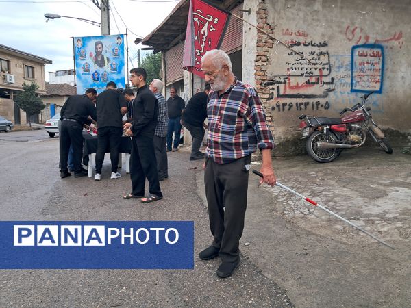 پیاده‌روی جاماندگان اربعین در قائمشهر 