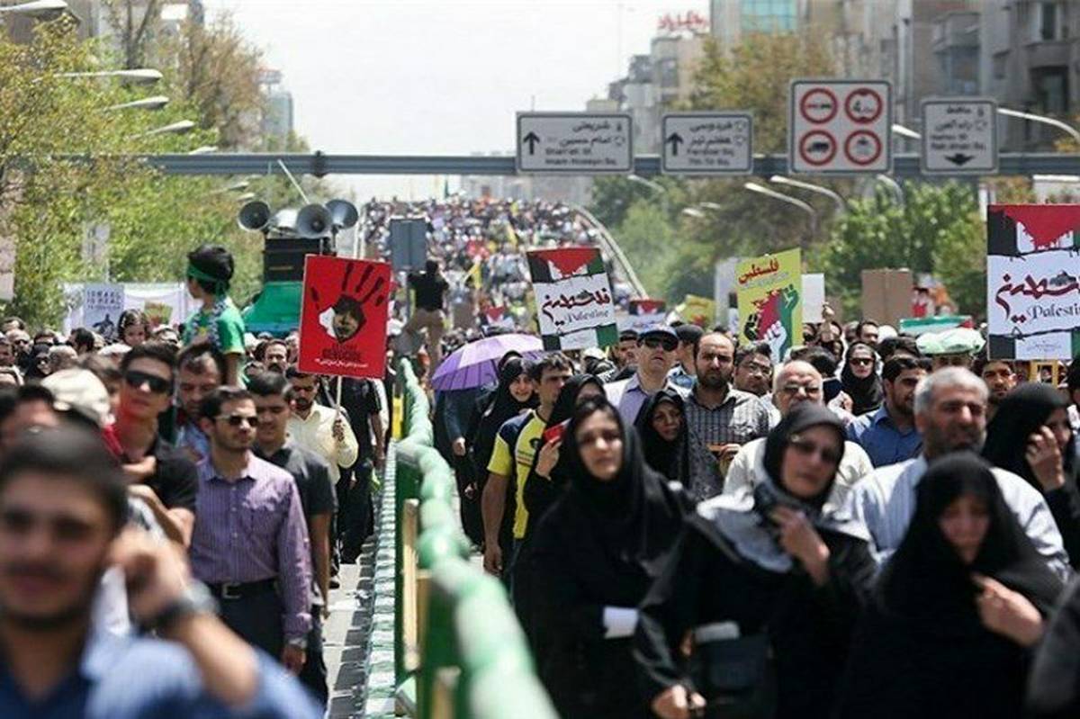 «فلسطین» به یک مسئله جهانی تبدیل شده است/ مردم ایران همچنان در راه مقابله با ظلم و استکبار، مقاوم و استوار هستند