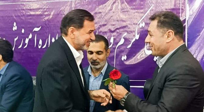 آیین تکریم و معارفه مدیرآموزش‌وپرورش حمیدیه 