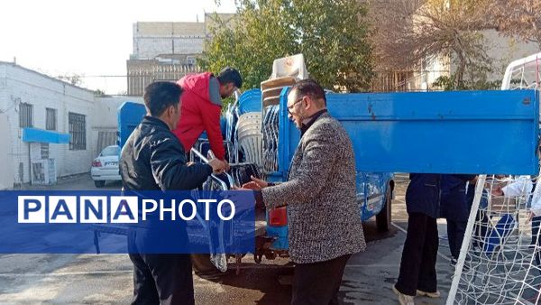 دبیرستان سیزده آبان میزبان شهید گمنام شد