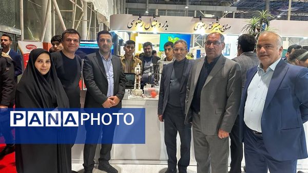 افتتاحیه غرفه رباتیک ناحیه ۶ مشهد در نمایشگاه بین المللی مشهد 