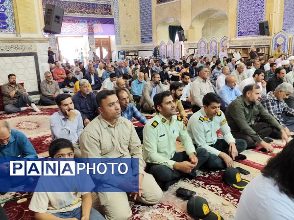 نماز جمعه شهرستان دارالصابرین بم 
