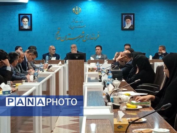 جلسه شورای آموزش و پرورش در فرمانداری خاتم 