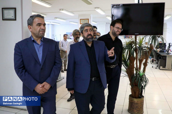 بازدید احمد محمودزاده معاون وزیر آموزش و پرورش از خبرگزاری پانا