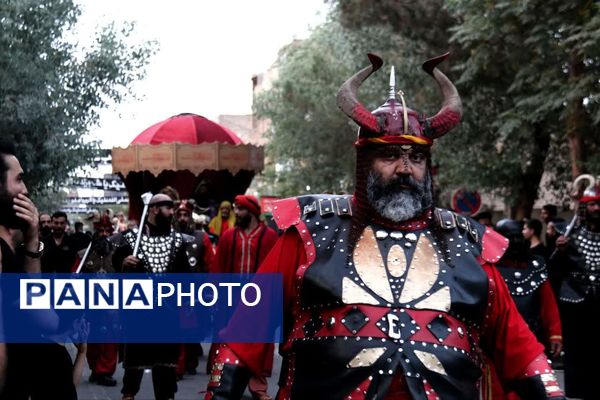 مراسم کاروان روز هشتم هیات حسینی نوش آباد