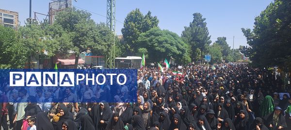 راهپیمایی جمعه خشم و نصر در نیشابور 