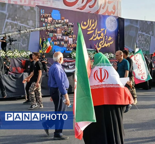 برافراشتن پرچم غیرت با بدرقه شهدای اقتدار
