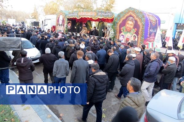 استقبال از شهدای گمنام در شهرستان بجنورد 