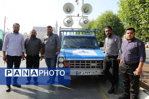 دانش آموزان اهوازی انزجار از استکبار جهانی را در قاب دوربین پانا ثبت کردند