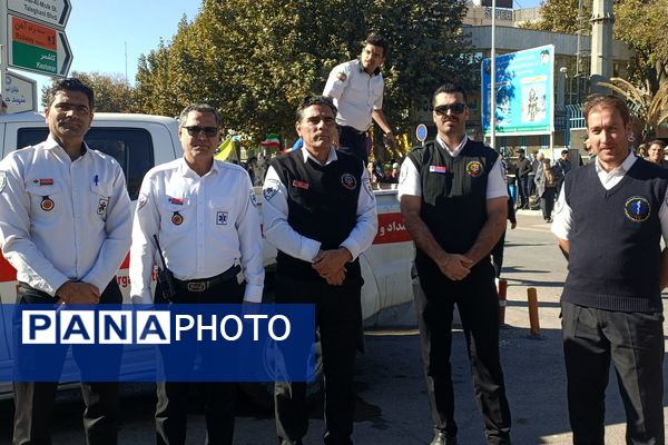 راهپیمایی سیزده آبان در شهرستان نیشابور