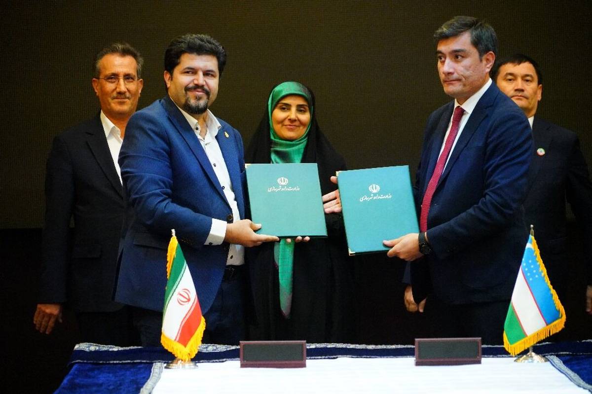 تهران و تاشکند یادداشت تفاهم توسعه‌ همکاری‌های ترانزیتی امضاء کردند