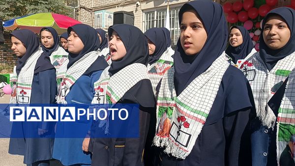 افتتاحیه طرح آهن یاری در دبیرستان کوثر فرهنگیان