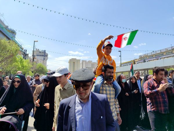 راهپیمایی روز جهانی قدس در مشهد مقدس