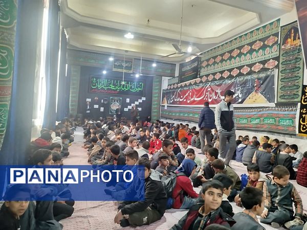 تجدید پیمان انقلاب و اهل بیت (ع) در دبستان شهید پسندیده فدافن